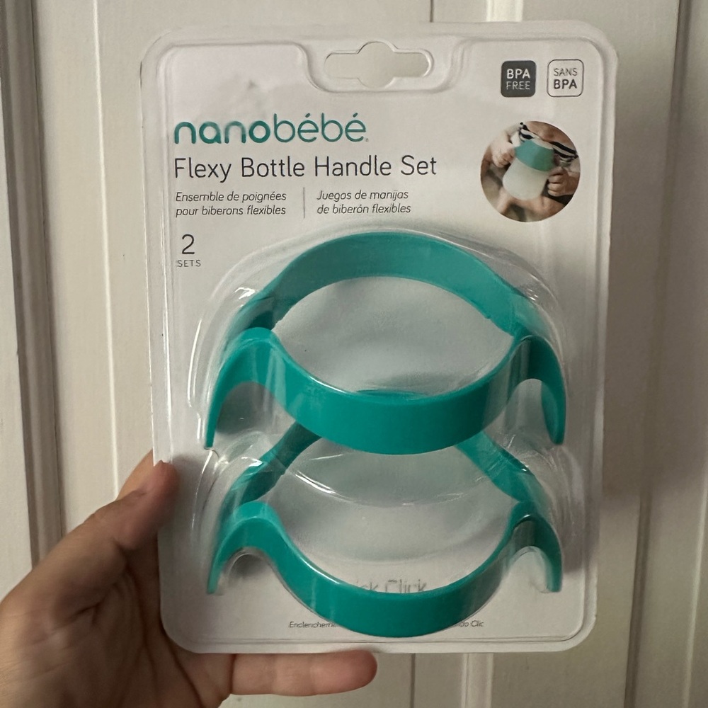 Nanobébé Flexy Bottle Handle Set - Teal